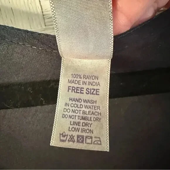 India Boutique black purple, Hi Low Long sleeve Dress sequence and embroidery - Picture 4 of 4